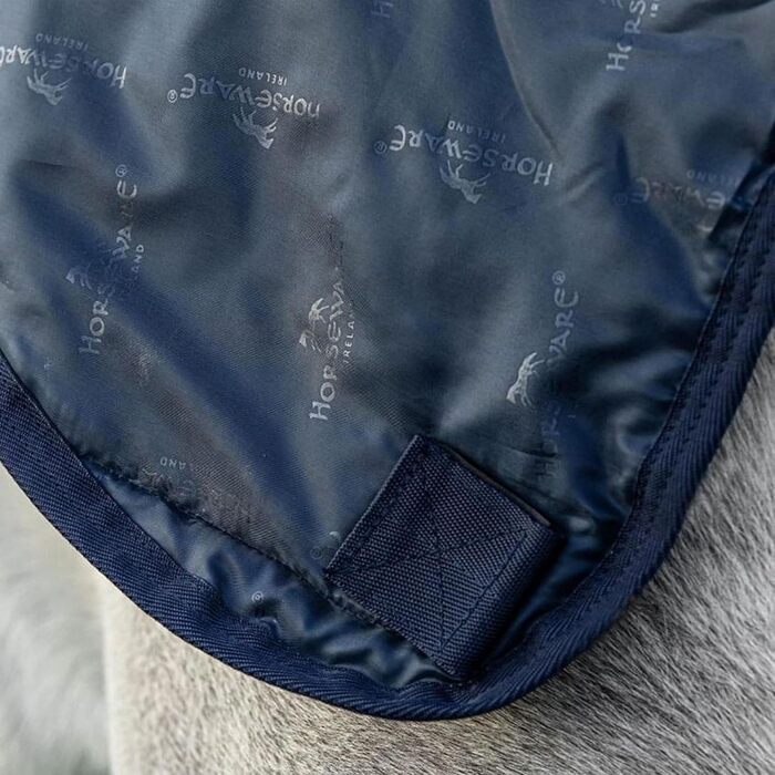 Літня водонепроникна попона Horseware Rambo для коня, 0г, 155 см, синя/сіра