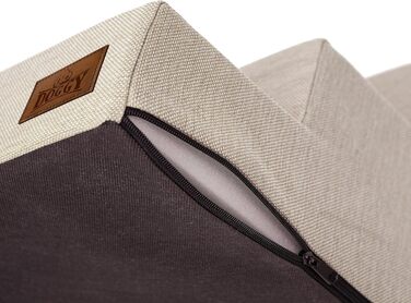 Східці для тварин Huastiertreppe: допомога у підйомі для собак та котів, 4 сходинки, розмір L 40x60x40 см, колір бежевий