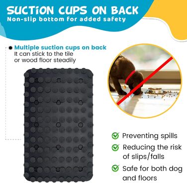 Силіконова килимок-нюхалка для собак середнього розміру, сприяє повільному годуванні та стимуляції інтелекту
