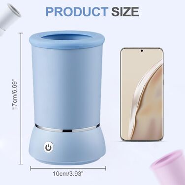 Автоматичний очисник лап для собак, електричний, USB, силіконова щітка, 360°, для собак та котів (білий)