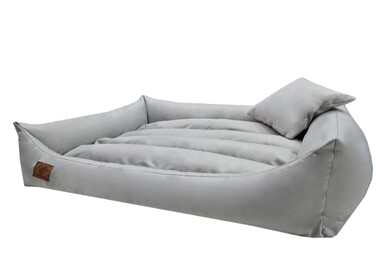 Плюшевий диван для собак Odol, чорний, 120 см x 90 см