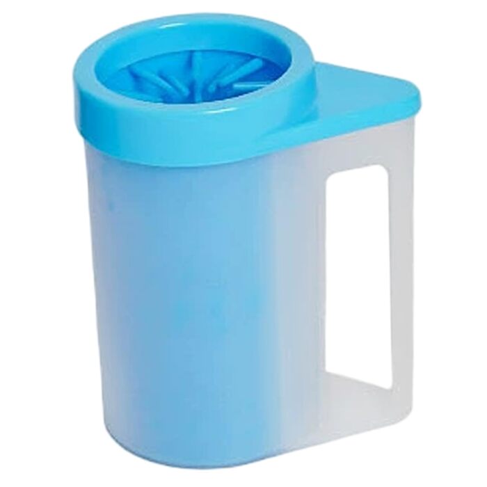 Миска-мийка для лап собак Joygoodta з м'якою силіконовою щіткою, портативна мийка для лап, 360° очищення, для дому