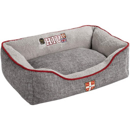 Диван-ліжко для собак HUNTER Hundesofa UNIVERSITY, сірий, розмір L (70 x 60 x 25 см)