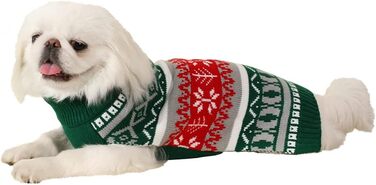 Теплий зимовий светр для собак середніх та великих порід, зелений. М'який, зручний, теплий костюм-светр для собак.