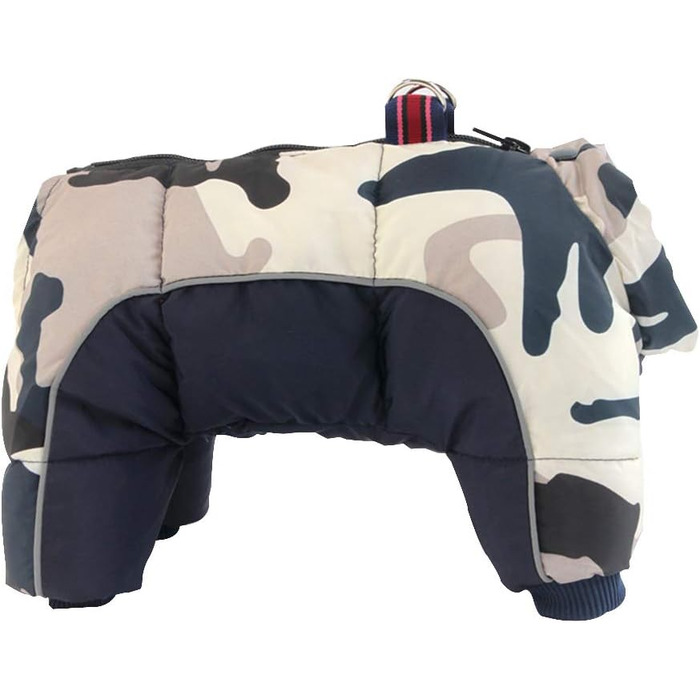 Тепла зимова куртка для собак Lucang Hautier з бавовни, для французького бульдога, маленьких собак (Roa, зелений, XL)