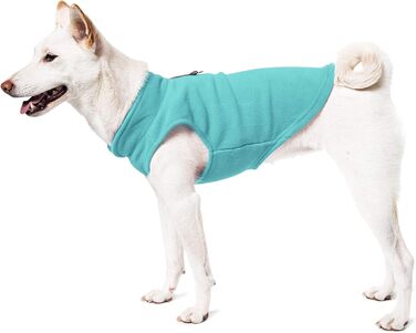 Тепла флісова жилетка для собак Gooby, рожева, розмір L з повідком, зимовий одяг для маленьких собак, хлопчиків та дівчаток