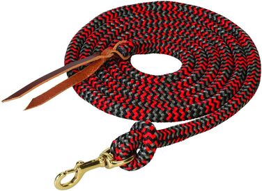 Масляний нагрудник Weaver Leather Rough Out для дорослих, поліестер, ковбойський повідок із карабіном, 1,6 см x 3 м