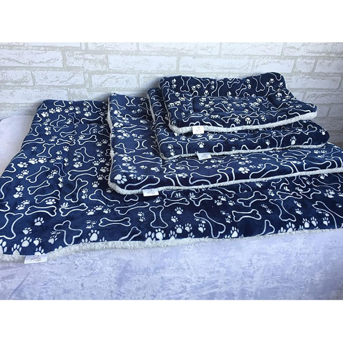 М'яка літня килимок для тварин, лежанка для собак та котів - кістка, 74x100 см