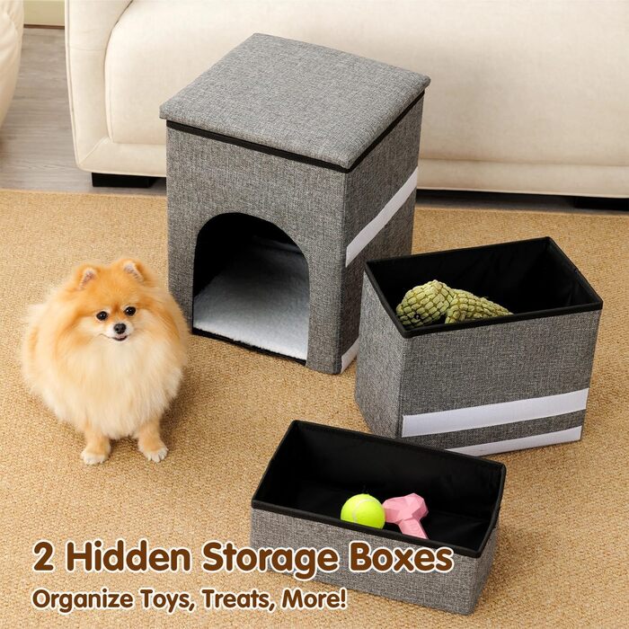 Сходинки для собак FurryPaws: 3-ступенева переносна драбинка для собак до ліжка та дивана, для маленьких та великих собак, ідеальна для подорожей, з неслизькою поверхнею