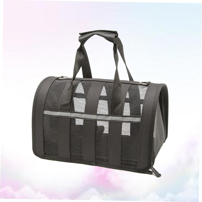 Транспортна сумка для тварин Yardwe: прозора, портативна, регульована, дихаюча для котів