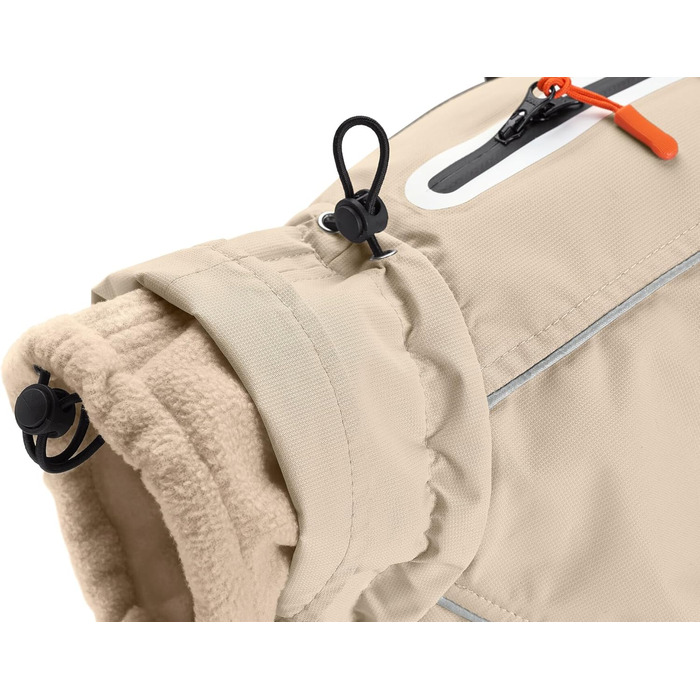 Теплий водонепроникний теплий накидка для собак HUNTER NORDBY, колір кремовий, розмір 55x55