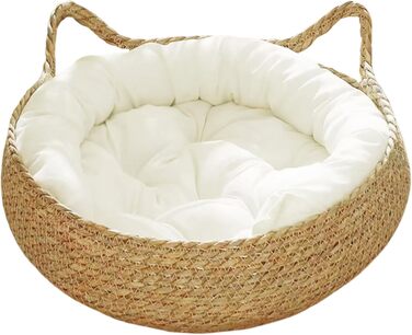 Кігтеточка-гніздо для котів Obelunrp, 43 см, круг, з м'яким подушкою, стійка до подряпин, для дому, для кошенят та великих котів