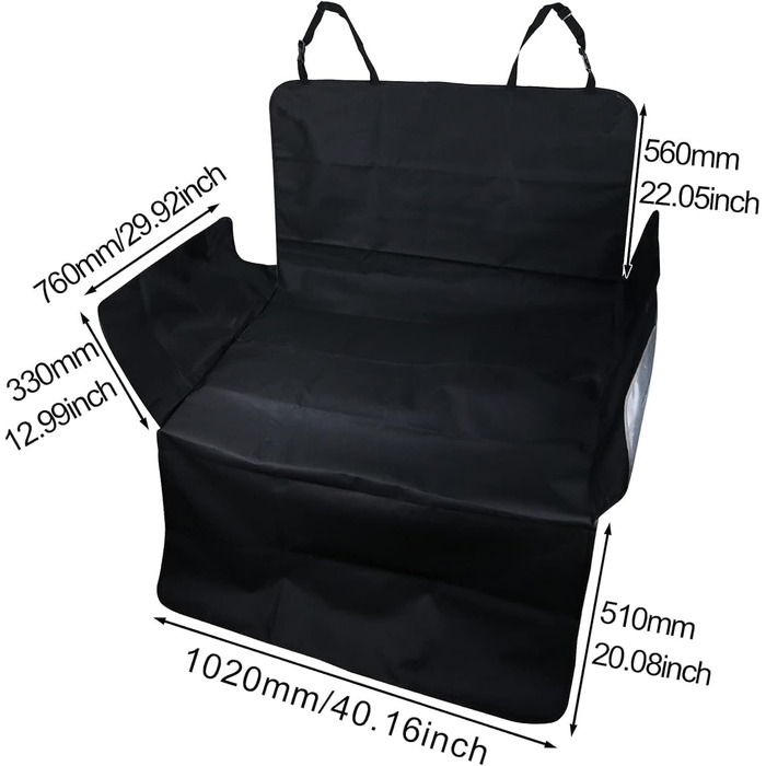 Захист для багажника автомобіля від бруду та подряпин для собак AUTOXBERT, універсальний, вологостійкий, 102x51 см