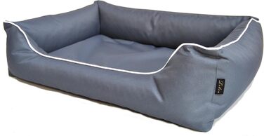 Лебон - лежанка для собак Паула, сірий, розмір L, водонепроникна, міцна, зроблено в ЄС