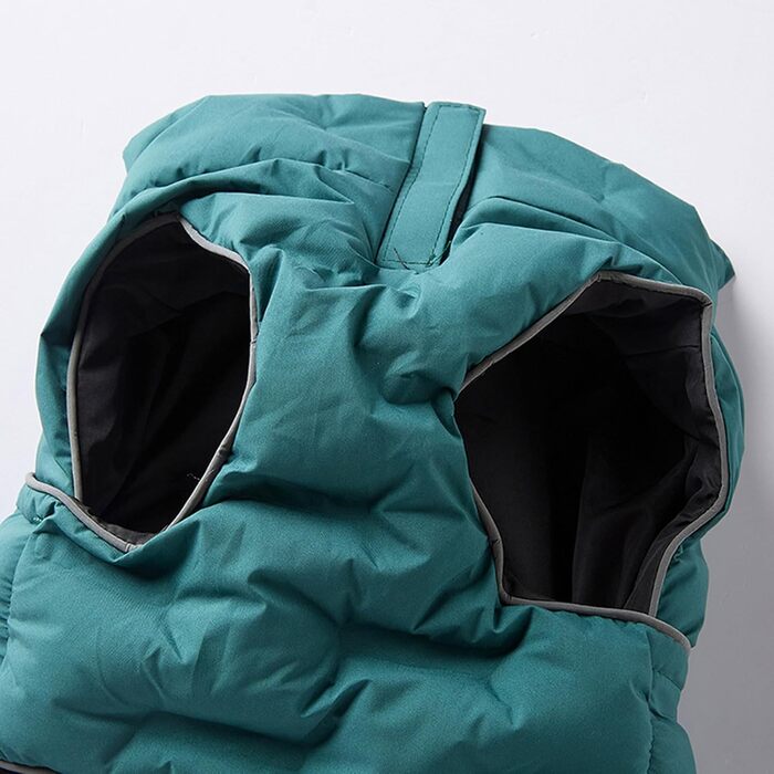 Теплий зимовий пуловер для собак та котів: міцний трикотаж, м'який матеріал, колір м'ятно-зелений (L)