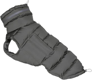 Зимовий теплий одяг для собак - водонепроникна куртка для собак, теплий одяг для тварин, сірий колір