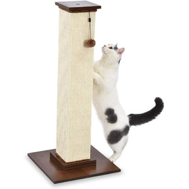 Amazon Basics Високий дерев'яний дряпак для котів, великий, 41x89x41 см, преміум якість