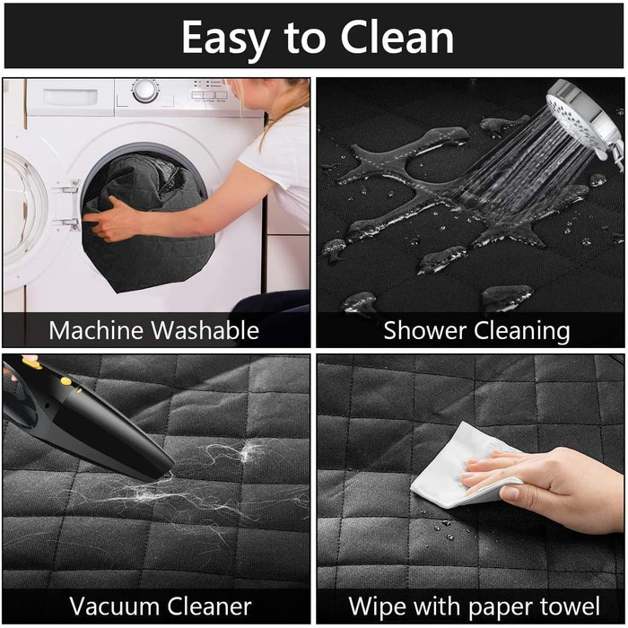 Водонепроникний авточохол для собак: захист від подряпин, бруду та шерсті. Універсальний, чорний