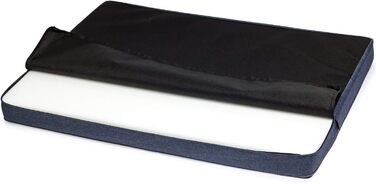 Матрац для собак | 100 x 75 x 6 см | Собаче ліжко, подушка, матрац для великих та маленьких собак | Codura, зручний, стильний, можна прати | Колір: блакитний