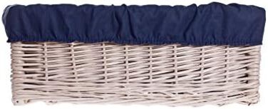 Корзина для собак та котів з ротангу, ліжко для тварин, 60x50x18 см (Бежевий)