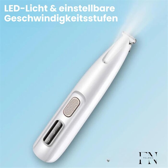 Машинка для стрижки кігтів PawTrim Pro - професійний догляд за лапами тварин. Бездротова, з LED-підсвічуванням, біла