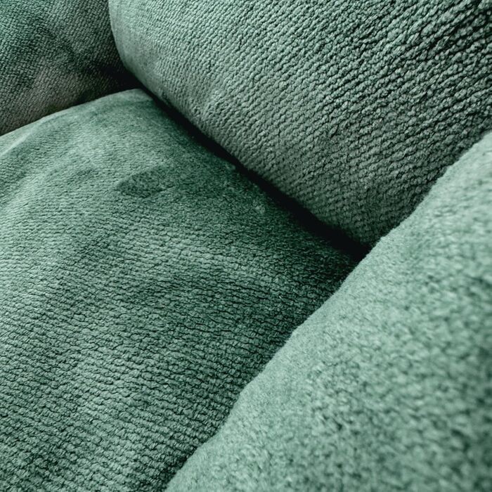 Ортопедичне ліжко для собак 4L Textil IRIS Premium-LINE, корзина для собак, м'яке ліжко з піною Memory Foam (80x60 см, L 60 x B 40 x H 15 см, зелений, знімний чохол)