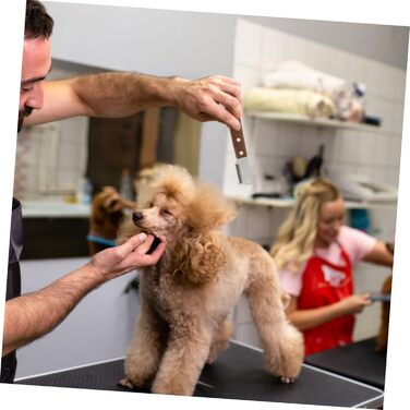 Видалення шерсті для собак: щітка-трімер з 2 металевими щітками для видалення підшерстка та відмерлого волосся