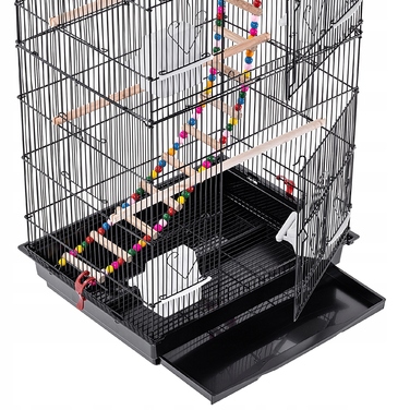 Клітка Kadax, 48 x 36 x 99 см, чорна