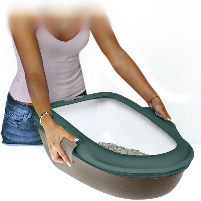 Лоток для котів Stefanplast Furba з ситом для очищення, 59x39x22 см