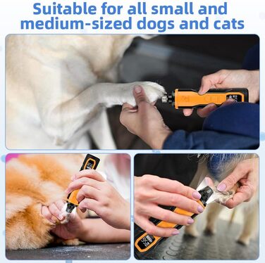 Електричний триммер для собак та котів 2 шт. з LED-дисплеєм та 5 швидкостями (M9)