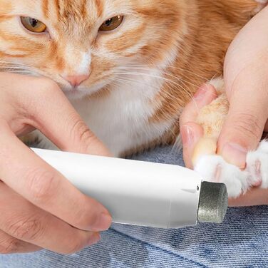 Шліфувальник для кігтів собак MiOYOOW з LED-підсвічуванням, 5 швидкостей, USB-зарядка, тихий, для собак та котів