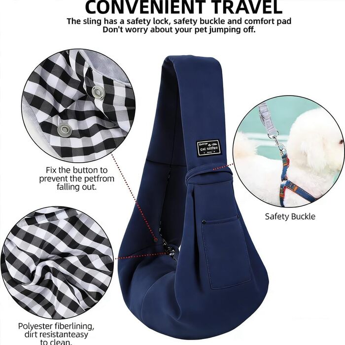 Переноска для собак Mymai, транспортувальна сумка для собак та інших домашніх тварин до 15 кг, сіра та блакитна