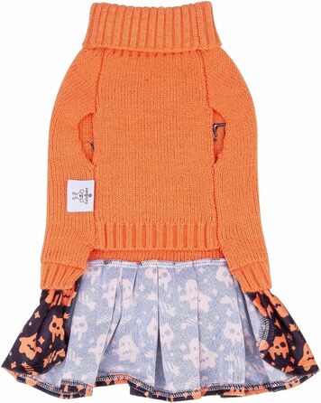 Пуловер для собак CuteBone на Halloween для середніх собак, дівчаток, з вишивкою 