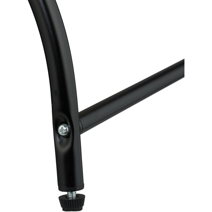 Крісло-гамак для котів Relaxdays, плюшеве, сталеве, 25x45x42 см, бежево-чорне