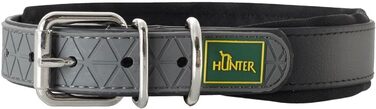 Нашийник для собак HUNTER Convenience Comfort, нейлон і неопрен, чорний, розмір M-L, 55 см