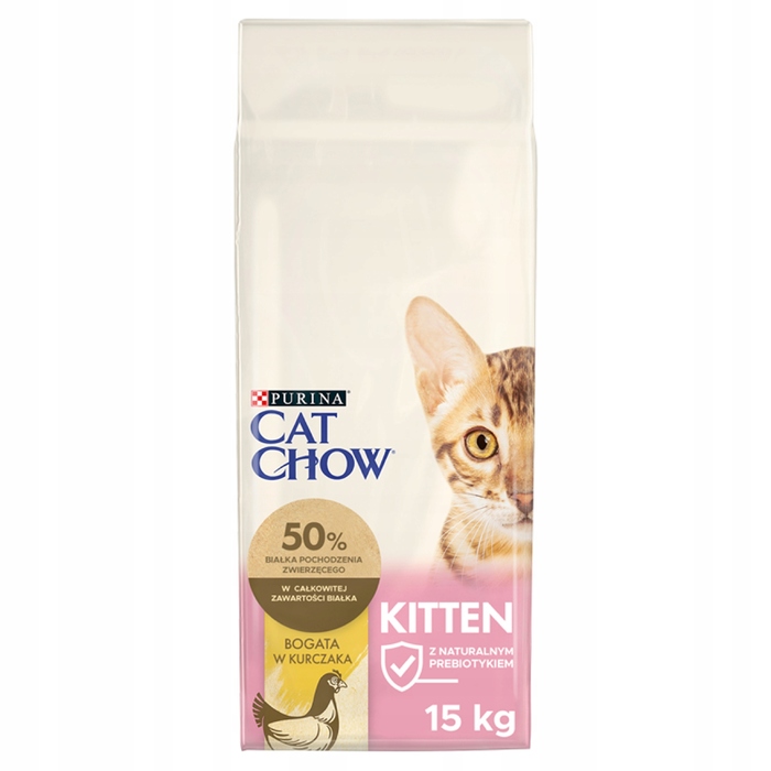 Сухий корм для кошенят PURINA Cat Chow Kitten з куркою, 15 кг