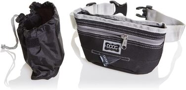 DOOG Сумка для ласощів для собак, Чорна