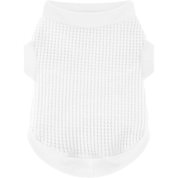 Теплий та функціональний легкий собачий пуловер для цуценят; еластичний, кольоровий одяг з легким дизайном, ідеальний для чихуахуа та йоркширських тер'єрів – покращує комфорт (XX-Large, Білий/Ошатний сад)