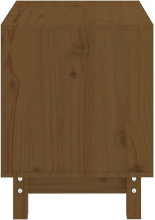 Будка для собаки з масиву сосни 50x40x52 см, медово-коричнева vidaXL