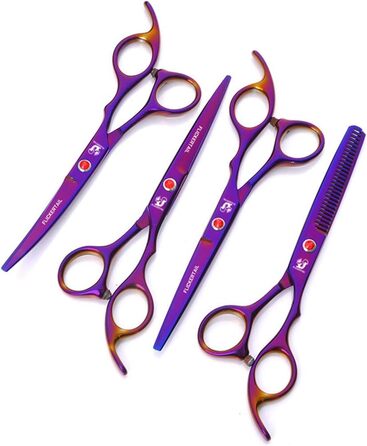 Набір професійних ножиць для грумінгу собак 5 шт. – 6 дюймів, для салонів та грумінг-майстрів