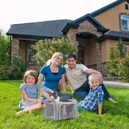 Транспортна переноска для собак та котів, складна, сіра - Dogbox Small