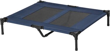 PawHut лежанка для собак, вулиця, софа для тварин, лежанка для котів, чорна, 92 x 76 x 18 см