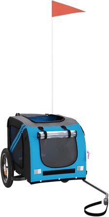 Причіп для велосипеда ARKEM для собак, блакитний та сірий, Oxford-тканина та метал