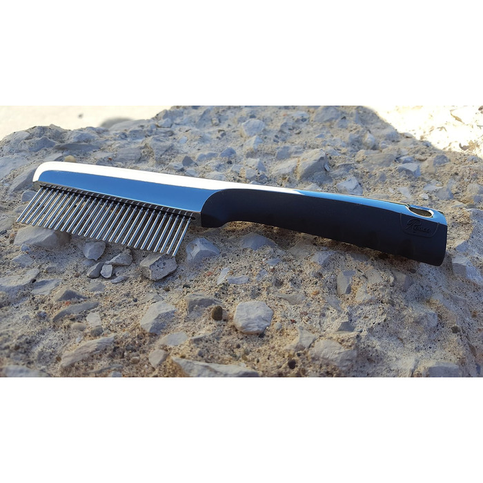 Професійний гребінець Resco для собак, котів та інших тварин з антистатичним покриттям, обертається, для розплутування та видалення ковтунів