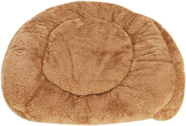 Зручна лежанка-будиночок для собак та котів ITODA, теплий та м'який лежак для дому, підходить для цуценят та дорослих тварин (Колір: Коричневий)