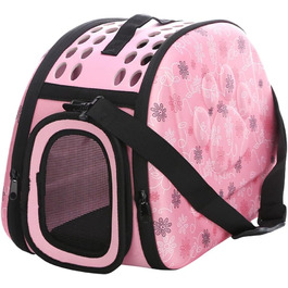 Транспортна сумка Praktisch Schön: дихаюча переноска для котів та собак, рожева, M