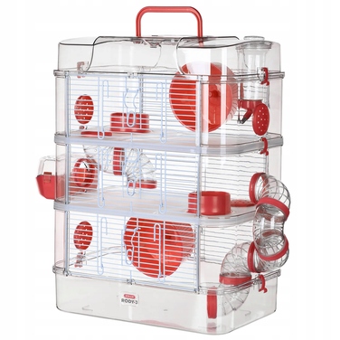 Клітка для хом'яка ZOLUX RODY3 TRIO, червона