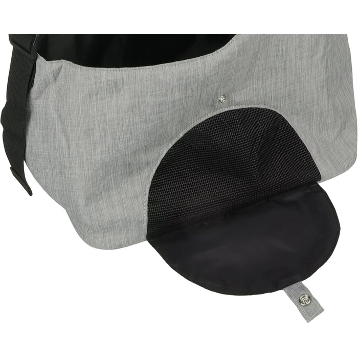 Рюкзак для собак Hunderucksack Kanga – сірий, 44x20x20 см, поліестер, з вентиляцією, для прогулянок