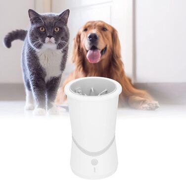 Електричний очищувач лап для тварин, мийка для лап собак, ротаційна чаша для миття лап, підходить для миття лап собак