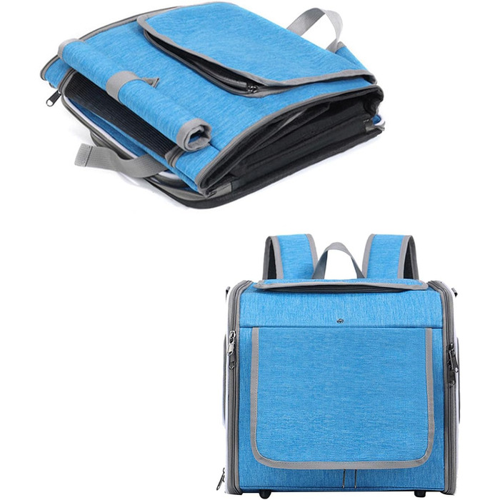 Фаркоп для велосипеда для собак, легкий, водонепроникний, розширюваний, для маленьких собак, легко миється, для сонячних днів або покупок на ринку (Blue) Blue